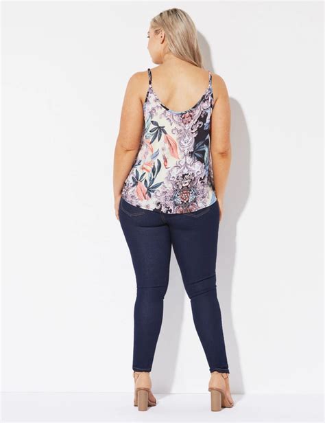 Crossroads Zip Front Cami Crossroads