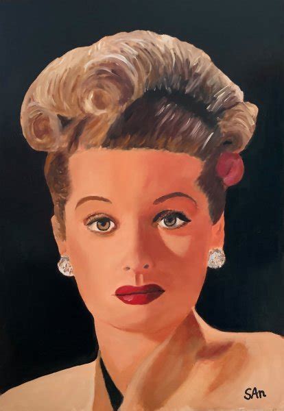 Lucille Ball Painting By Sonny Andersson Jose Art Gallery