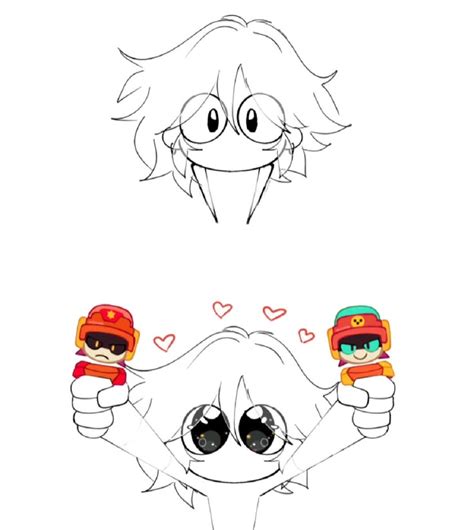 LARRY & LAWRIE BRAWL STARS in 2024 | Character sketch, Character ...