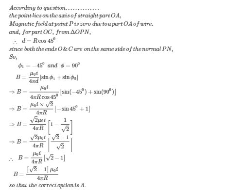 Vai Vr R A Long Straight Wire Carrying Current I Is