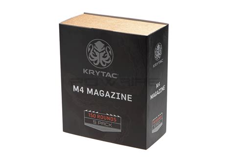 Krytac Chargeur Midcap 150 Billes Pour M4 AEG Pack De 5 TAN