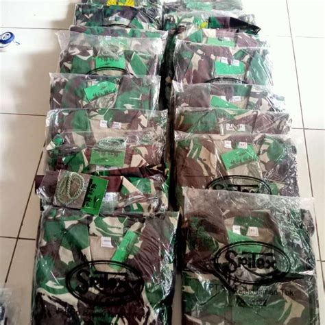 Jual Stelan Baju Dan Celana Pdl Jatah Tni Tni Ad Sritex Pt Gajah