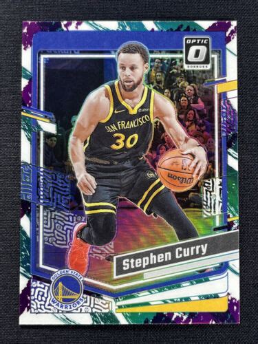 2023 24 Panini Donruss Optic Stephen Curry 198 Jazz Prizm Warriors