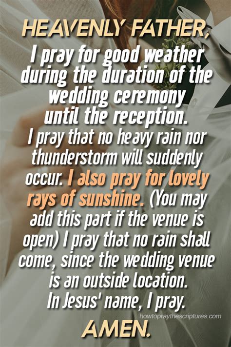 A Christian Wedding Prayer