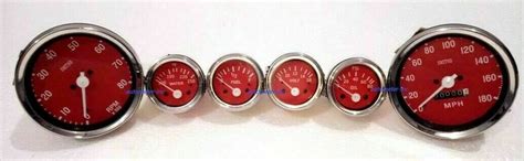 Smiths Replica Kit Elec Temp Oil Fuel Gauge Speedometer