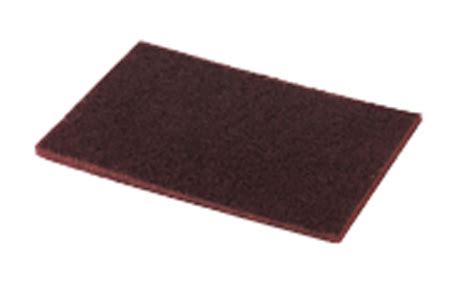 3M Scotch-Brite™ 7447 Abrasive Hand Pads, Maroon, 6"x9"