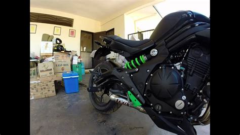 Ixil L X Exhaust On Kawasaki Er N Youtube