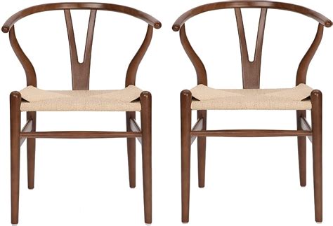 Tomile Wishbone Chair Y Chair Solid Wood Dining Chair With Rattan 2