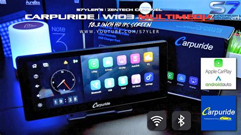 Carpuride W Widescreen For Wireless Android Auto Carplay And