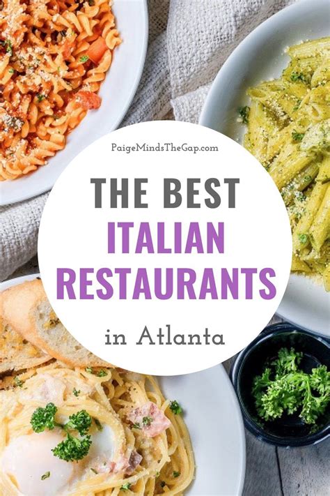 The 10 Best Italian Restaurants In Atlanta That You Must Try