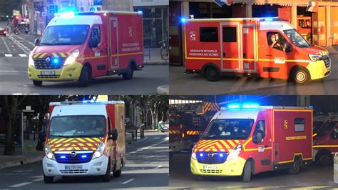 SDIS 33 Ambulances Sapeurs Pompiers Bordeaux En Urgence Bordeaux