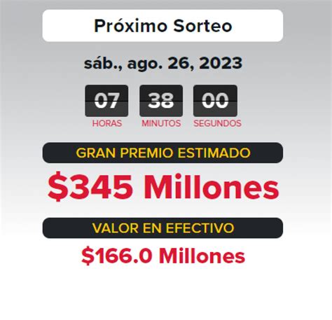 Powerball EN VIVO RESULTADOS de hoy 8 26 23 jackpot y número ganador