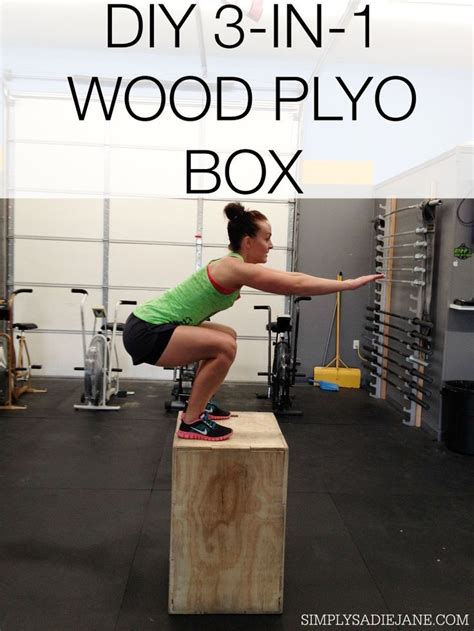 Diy 3 In 1 Wood Plyo Box For 35 Fitnesstutorials Diy Gym Diy