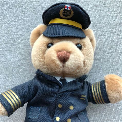 國泰航空機師熊 Cathay pacific captain pilot Teddy Bear 興趣及遊戲 玩具 遊戲類