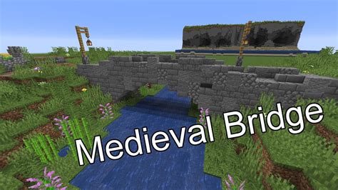 Minecraft Timelapse | Medieval Bridge [Terraforming & Building] | Small ...