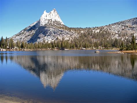 Upper Cathedral Lake Cathedral Lakes Yosemite National Park California