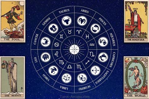 What Tarot Cards Represent Which Zodiac Signs Tarot Arcana