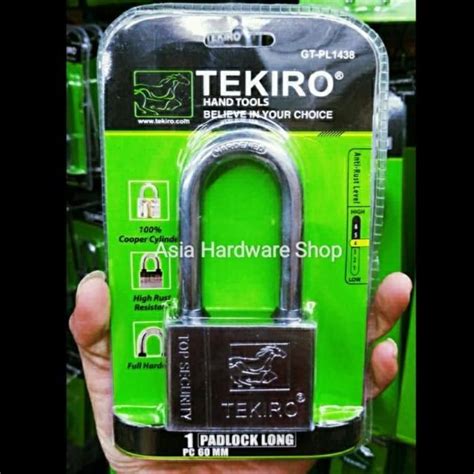 Jual Kunci Gembok 60mm Leher Panjang Tekiro Rumah Pagar 60 Mm Padlock