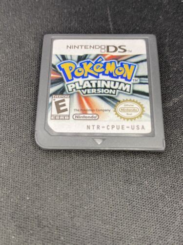 Pok Mon Platinum Version Nintendo Ds Cartridge Only