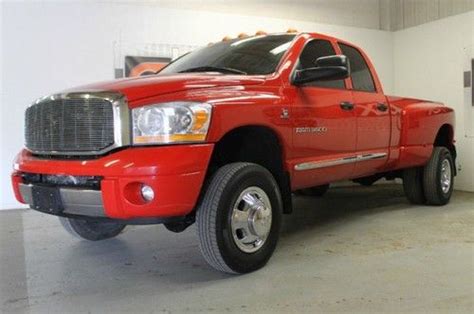 Find Used 06 Ram 3500 Laramie 4x4 5 9l Cummins 6 Speed Leather In Arlington Texas United