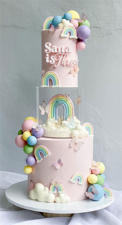 Cute Rainbow Cake Ideas For You Colourful Dessert Rainbow Cake With