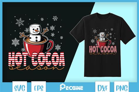 Hot Cocoa Hot Chocolate Christmas SVG Graphic By Pecgine Creative Fabrica