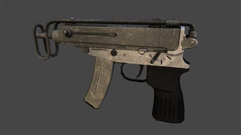 Škorpion Vz 61 3d Model By Araon [aab4b41] Sketchfab