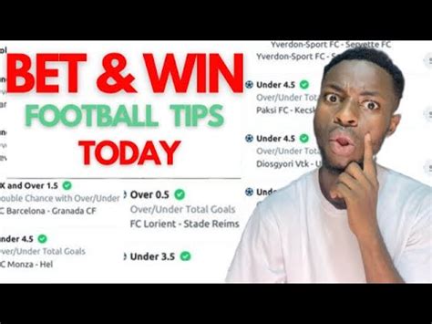 Football Prediction For Today Soccer Tips For Today Bet