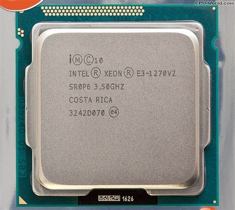 Intel Xeon E3-1200 v2 microprocessor family