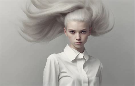 Обои girl blonde portrait ai art на телефон и рабочий стол раздел