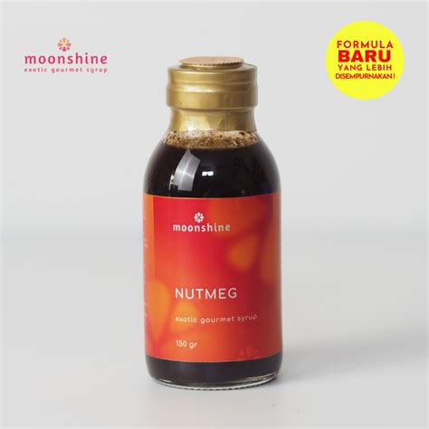 Jual Moonshine Nutmeg Syrup Sirup Alami Rasa Buah Pala 150 Gr Shopee Indonesia