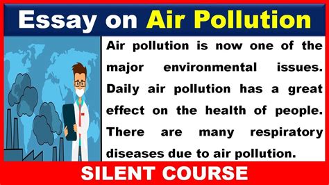 Essay On Air Pollution In English YouTube