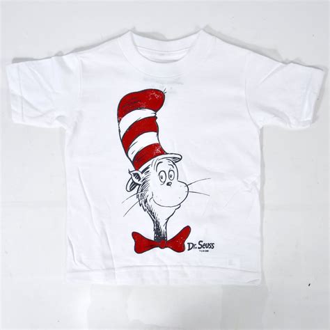 Dr Seuss Dr Seuss The Cat In The Hat Toddlers White Graphic Print