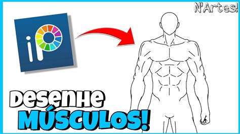 Aprenda a Desenhar MÚSCULOS no Ibis Paint X Método Simples YouTube