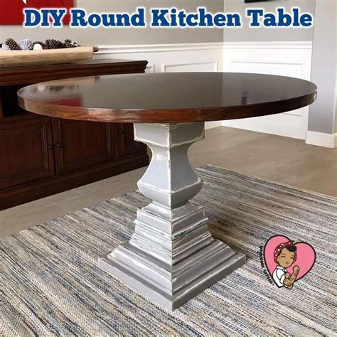 Build A Simple Diy Pedestal Table Base Easy Steps With Video In 2024