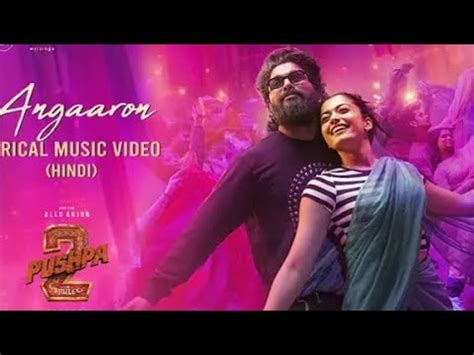 Angaaron The Couple Song Lyrical Pushpa The Rule Allu Arjun