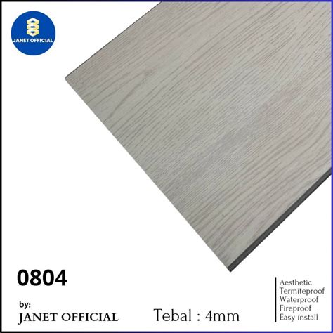 Jual SPC LANTAI Wood Flooring 4mm Parket Parkit Parquet Klik 1220mm X