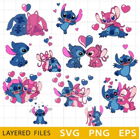 Stitch Bundle Layered Svg Stitch Cricut File Cut Files St Inspire