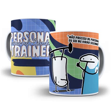 Caneca Personalizada Flork Personal Trainer Shopee Brasil