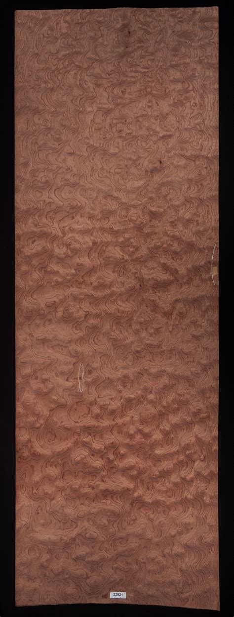 Quilted Bubinga Wood Veneer Sheets