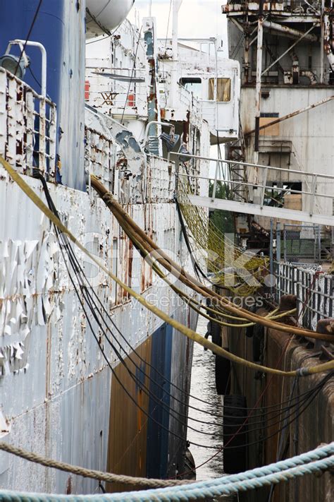 Old Docked Boat Stock Photo Royalty Free Freeimages