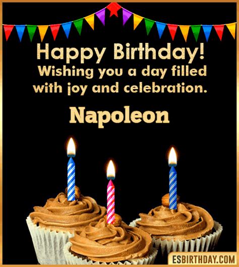 Happy Birthday Napoleon  🎂 Images Animated Wishes【28 S】