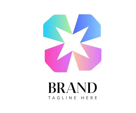 Premium Vector Diamond Logo Design Colorful Diamonds And Star Logo