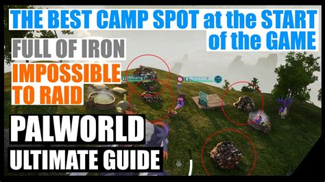 Easy Infinite Iron Ore In The Best Camp Spot At The Start Of The Game