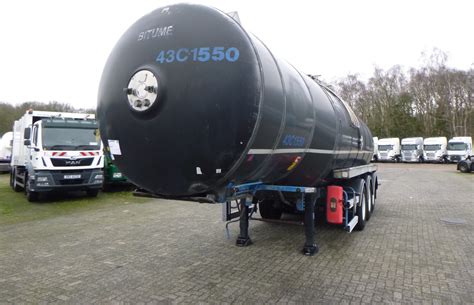 Semi Remorque Citerne Magyar Bitumen Tank Inox M Comp Adr D