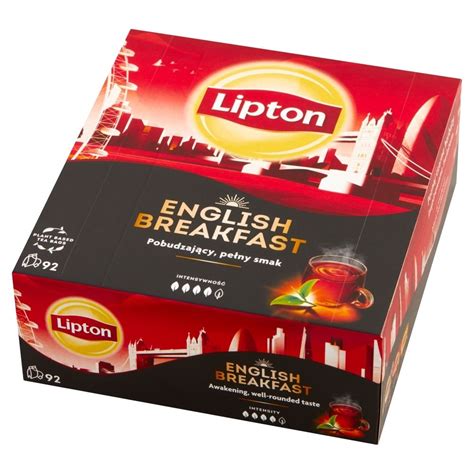 Lipton English Breakfast Herbata Czarna G Torebek Zakupy