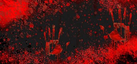 Bloody Handprint Wallpaper