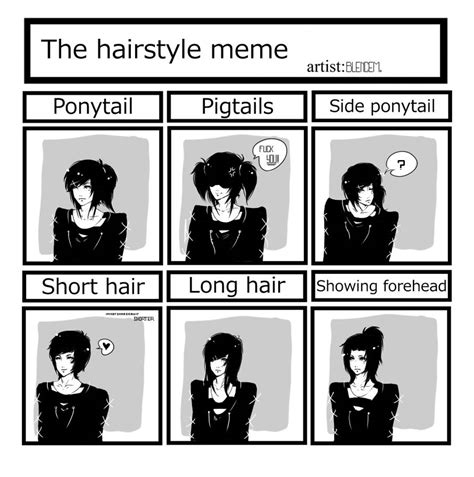 The Hairstyle Meme By Blencem On Deviantart