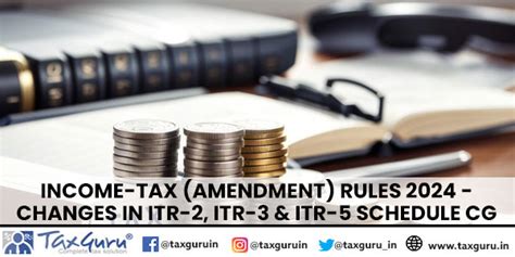 Income Tax Amendment Rules Changes In Itr Itr Itr