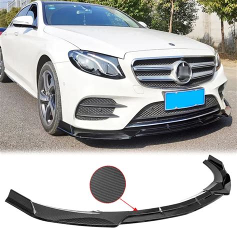 POUR MERCEDES BENZ CLASSE E W213 2016 20 Carbone Spoiler Avant Lèvre